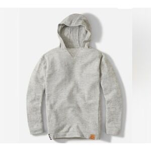 NWT PAKA The Hoodie Royal Alpaca & Recycled Nylon Hooded Sweater Light Grey XXL